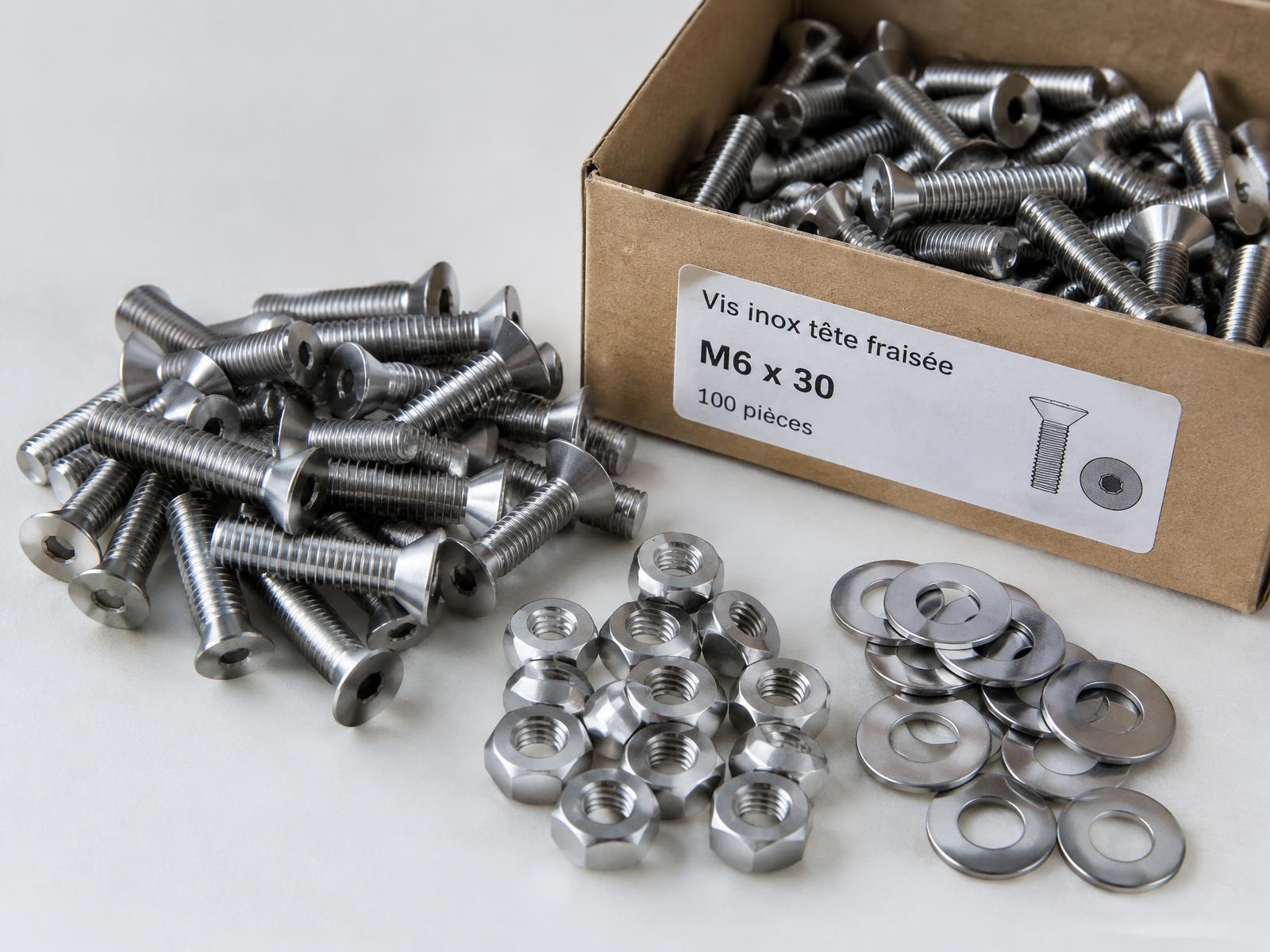 Accessoires — Visserie inox