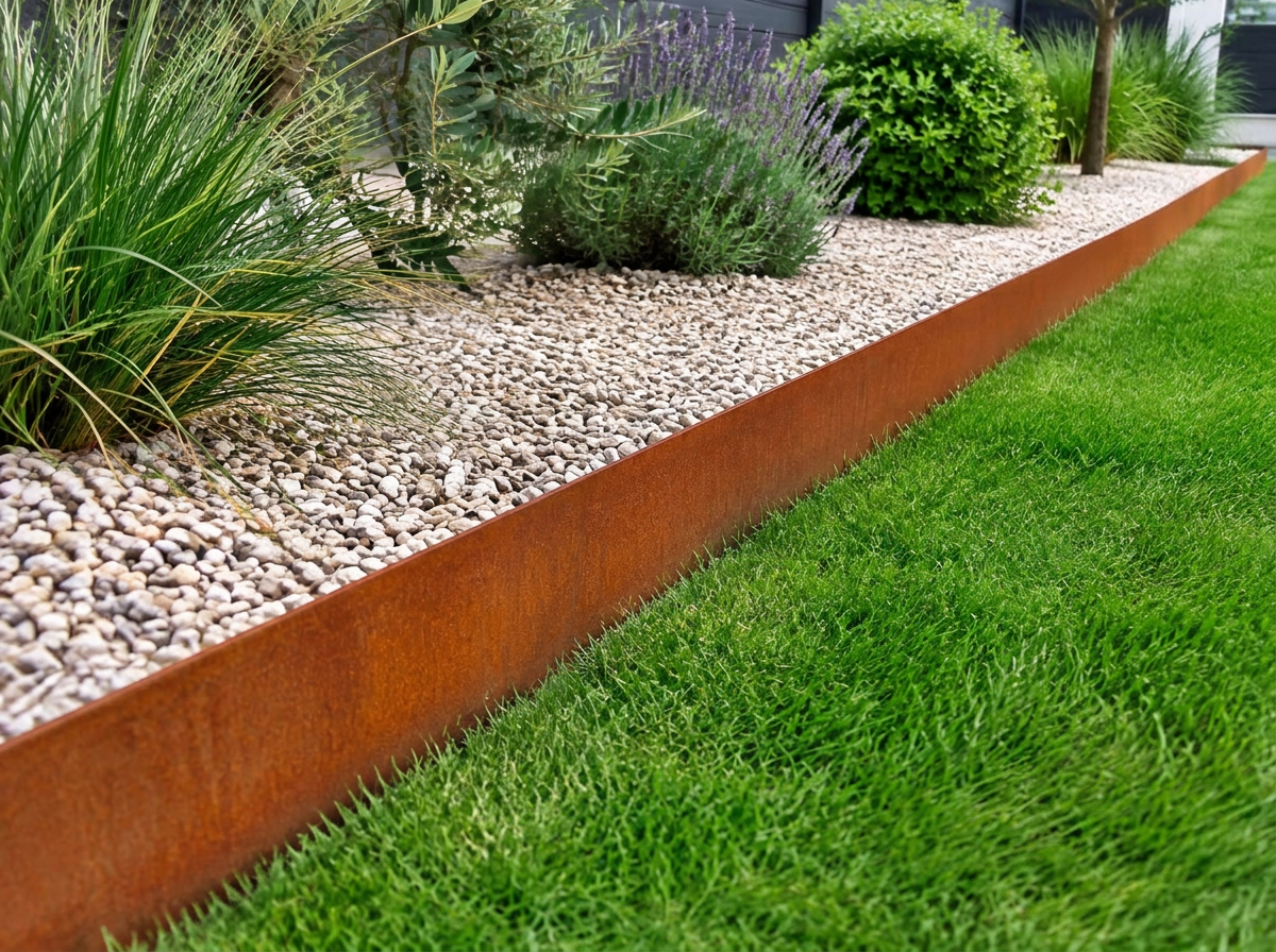 Bordures — Bordures acier Corten