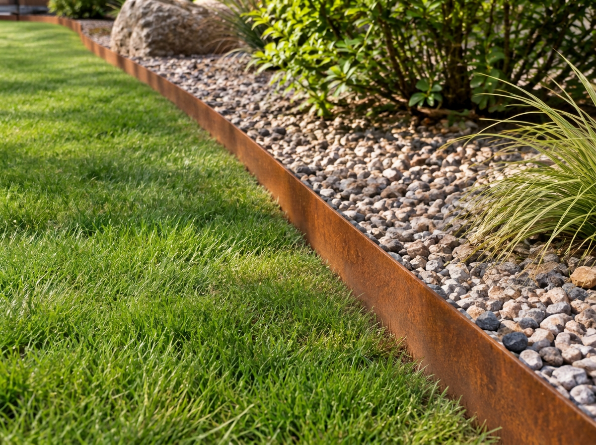 CORTEN — Bordures, angles et piquets
