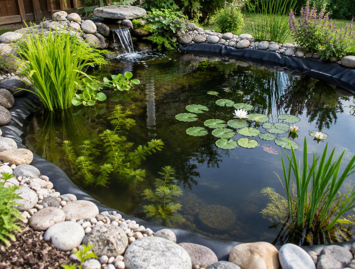 Objets décoratifs — Bâches EPDM bassin