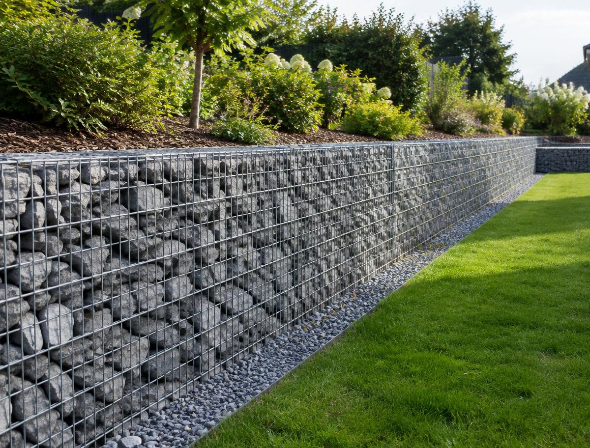 Gabions — Ensembles et murs gabion