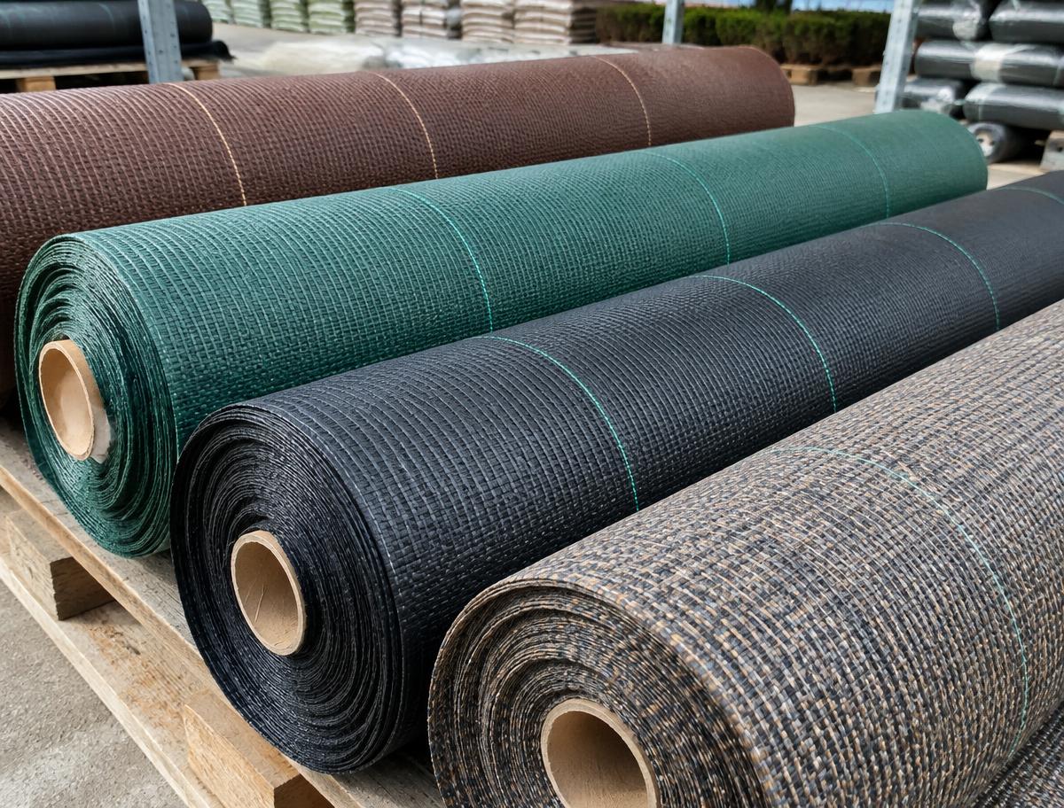 Géotextiles / Toiles de paillage — Toiles de paillage tissées synthétiques